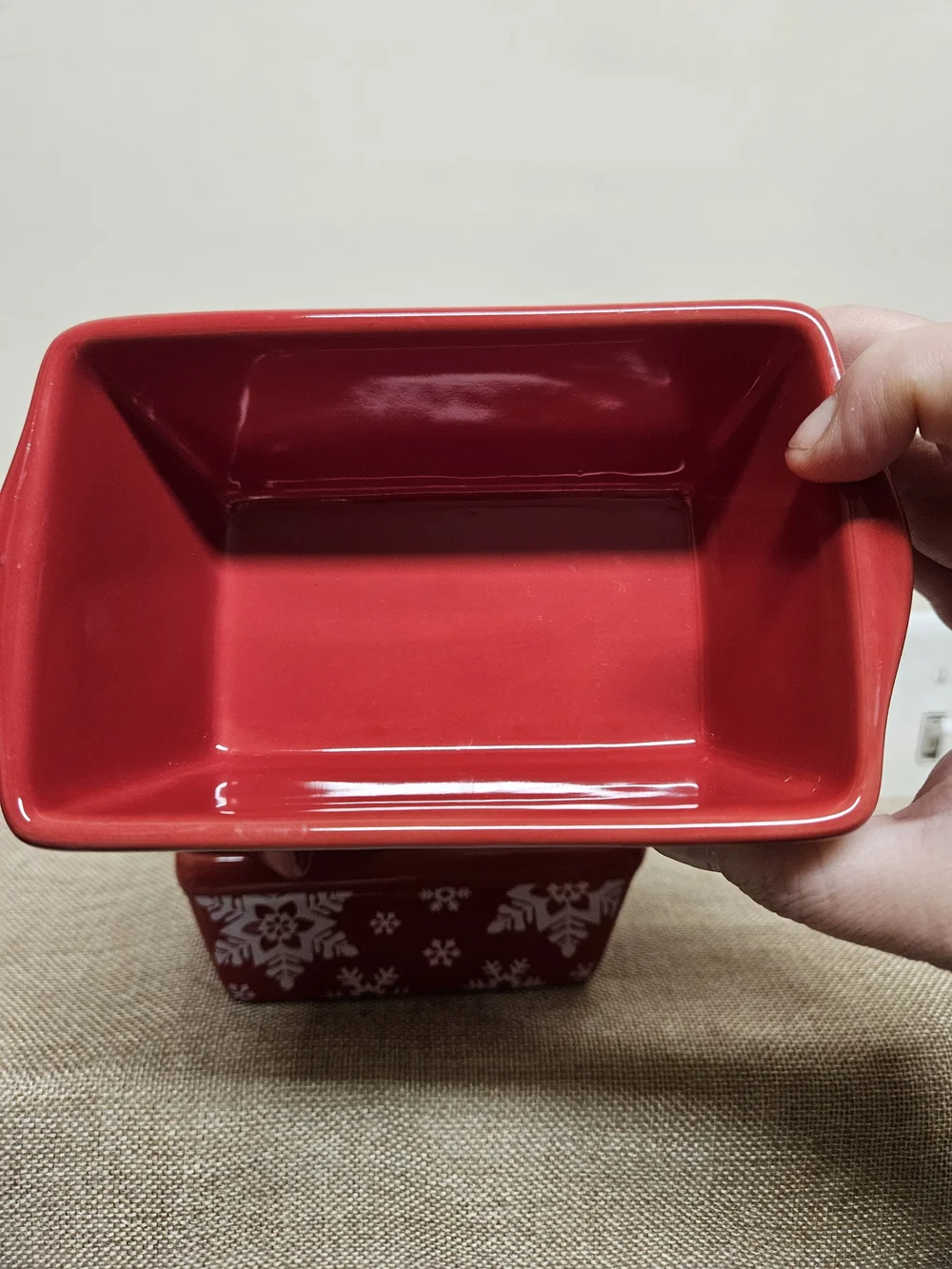 Red Ceramic Mini‎ Loaf Pans - Set